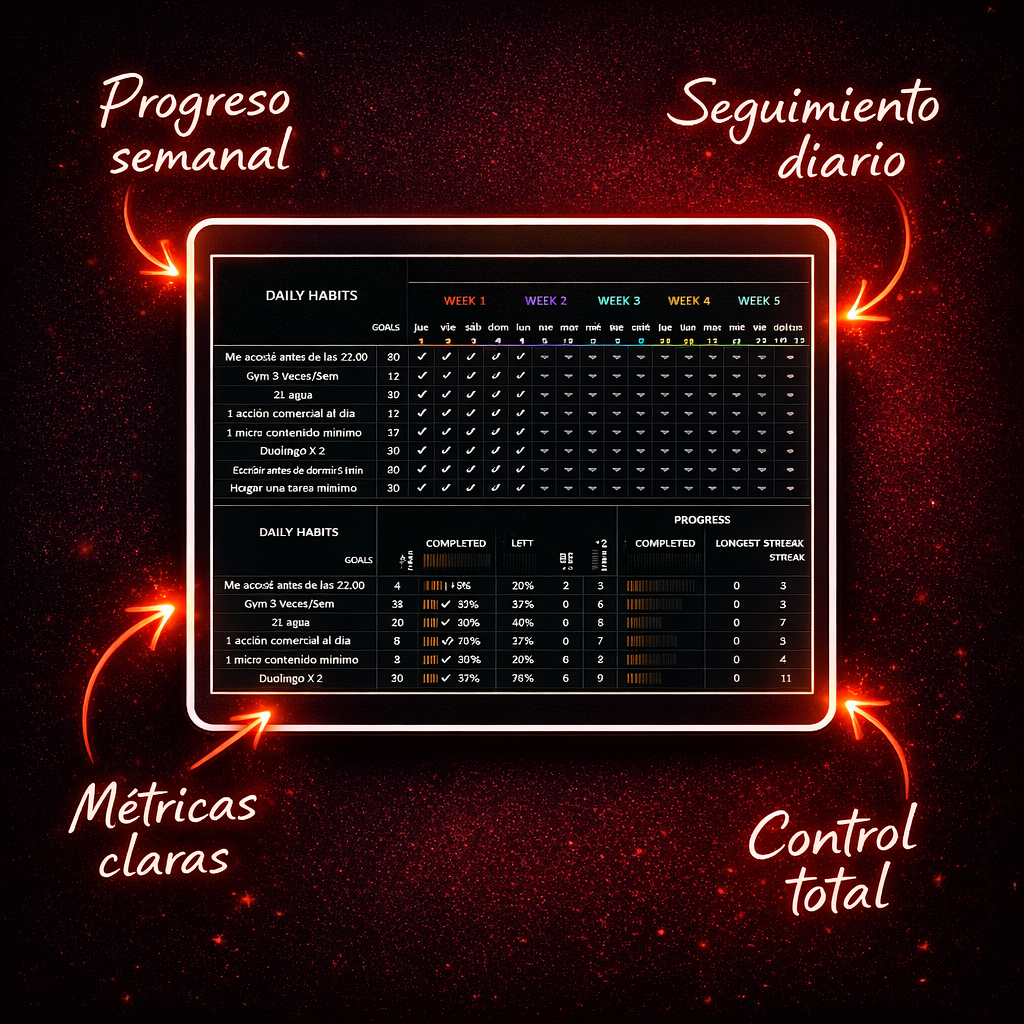 Orion Habit Console — Configuración de hábitos